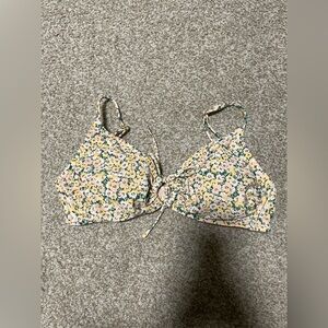 Shade and Shore floral bikini top